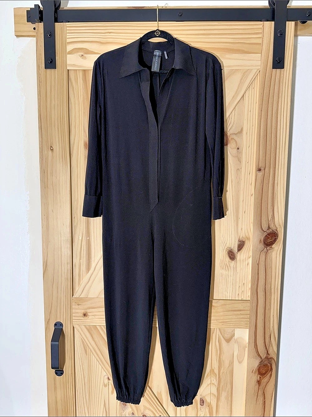 Norma Kamali Black Jumpsuit Size XS/S Like New